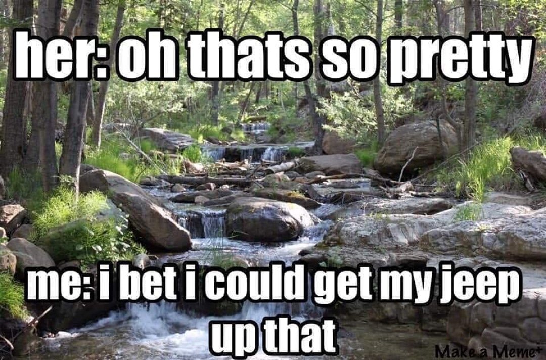 JustAddMud's tweet photo. Who else can relate? @offroadelements 📸 #justaddmud #doorsoff #jeepfriends #jeepwranglerlife #4x4 https://t.co/yLQEBGuYJW