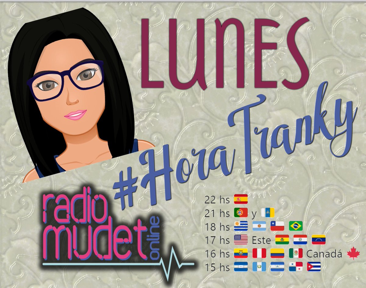 JuanitaMudet's tweet photo. #HoraTranky
#Lunes
@RadioMudet https://t.co/qq2YJXdECQ