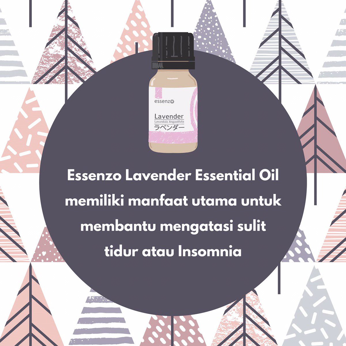 Info lebih lengkap tentang insomnia & Essenzo Lavender Essential Oil, silakan klik link berikut:  bit.ly/OilUntukYangSu…

#Lavender #LavenderOil #Insomnia #SolusiInsomniaAnak #SolusiTidurNyenyak #SolusiSusahTidur #AlamiHerbal #Praktis #EssentialOil #Essenzo