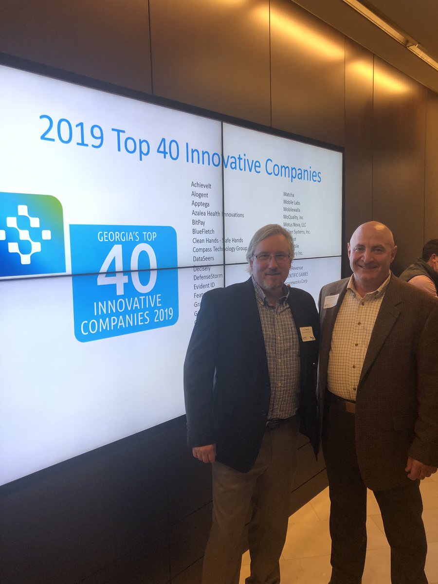 ChuckPapaG's tweet photo. Proud of the #worldwatchplus team. We won top 10 Innovators in the State of GA. https://t.co/5zqeNJa7sA