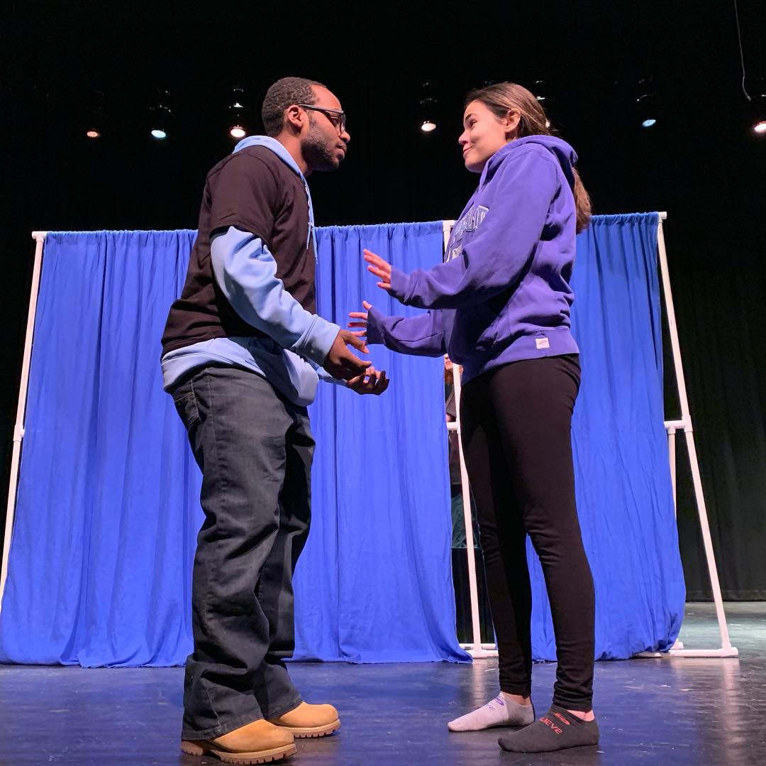 lcbtheatre's tweet image. Some shots from a great final dress rehearsal of our VHSL competition piece, Wait Wait Bo Bait. We’re so ready!!! #@lcbirdprincipal #oneCCPS #ccpsperform