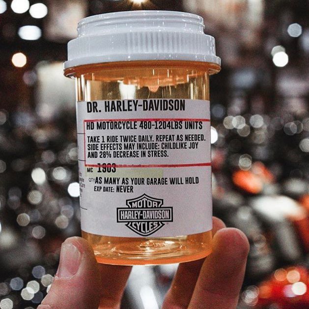 Just what the doctor ordered, courtesy of Smokey Mountain Harley-Davidson. / bit.ly/2WvtnwO
#ridemotorcycleshavefun #cheaperthantherapy