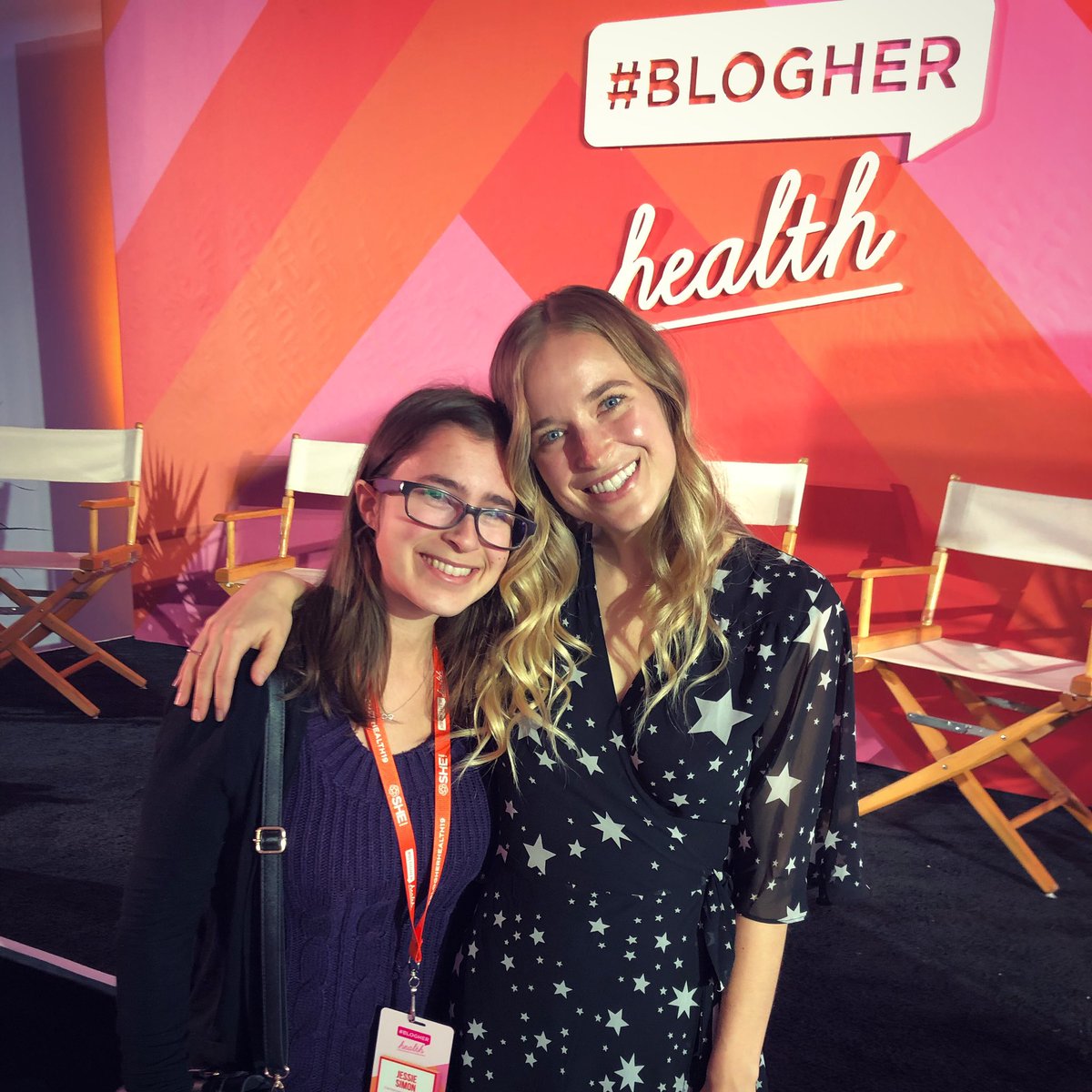 meditateEMPOWER's tweet photo. So amazing to meet Jordan Younger at #BlogHerHealth19 ☺️💜 The whole @BlogHer conference was amazing!! https://t.co/6GItvchetS