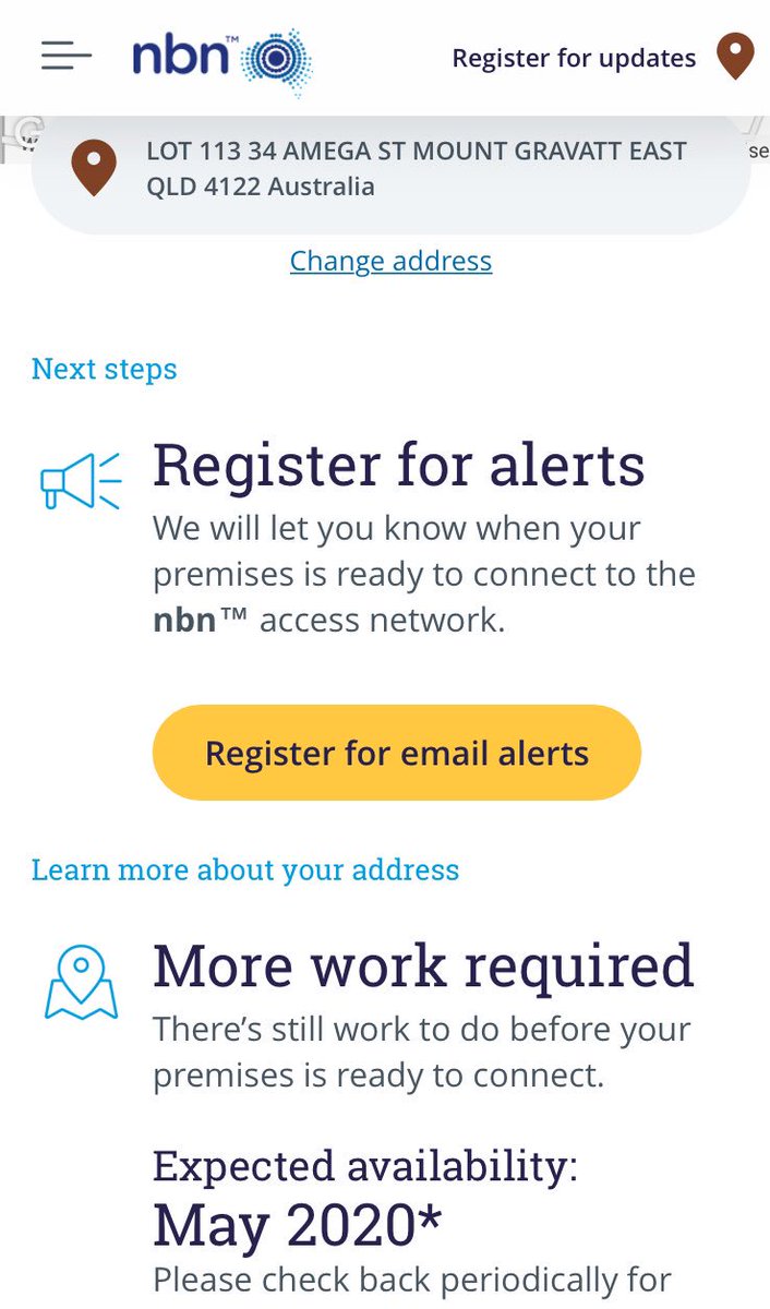 How am I waiting until May 2020 when the rest of the street is already done? <a href="/NBN_Australia/">nbn® Australia</a> Can I just have cable? I also have an open service request that is 4 weeks old with <a href="/Telstra/">Telstra</a>, can you give them an answer as well?