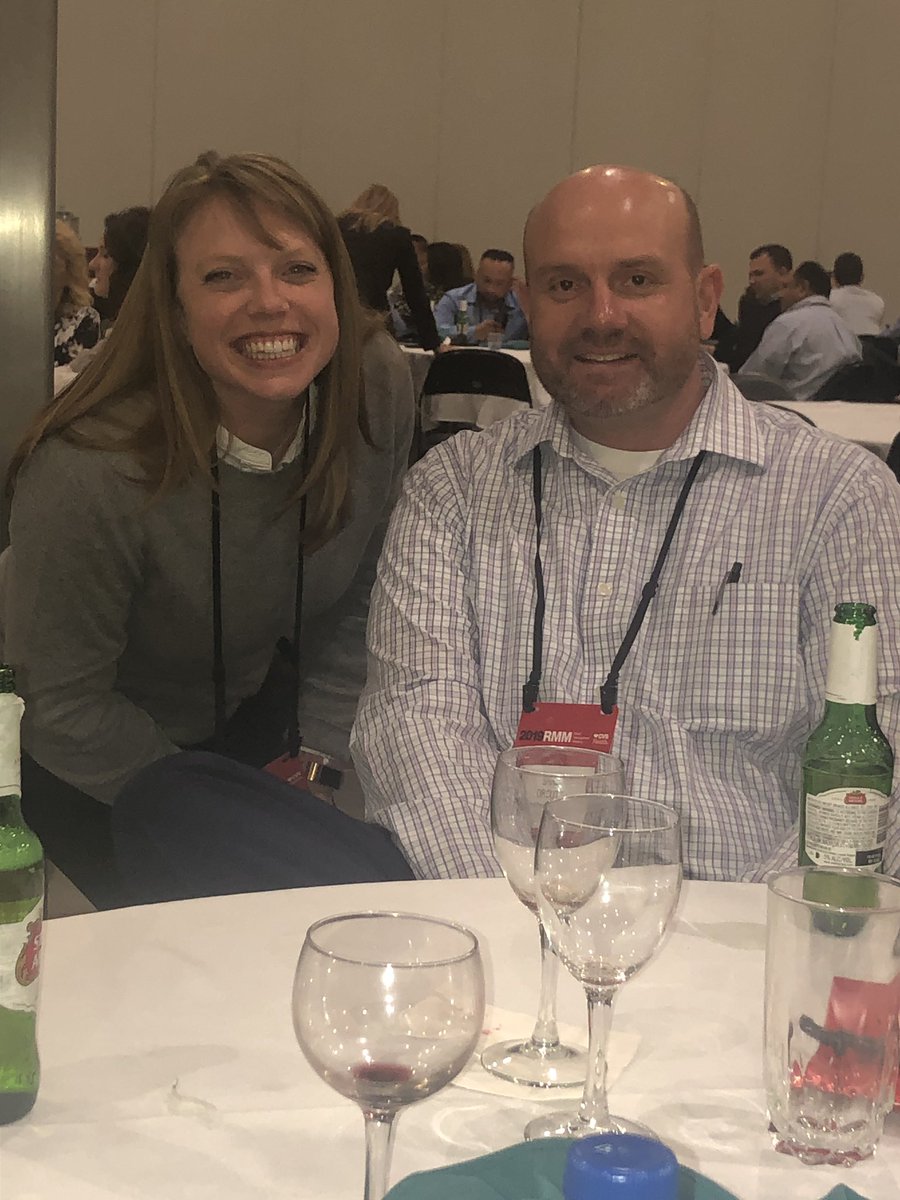 Kristin &amp; Shad enjoying dinner!!