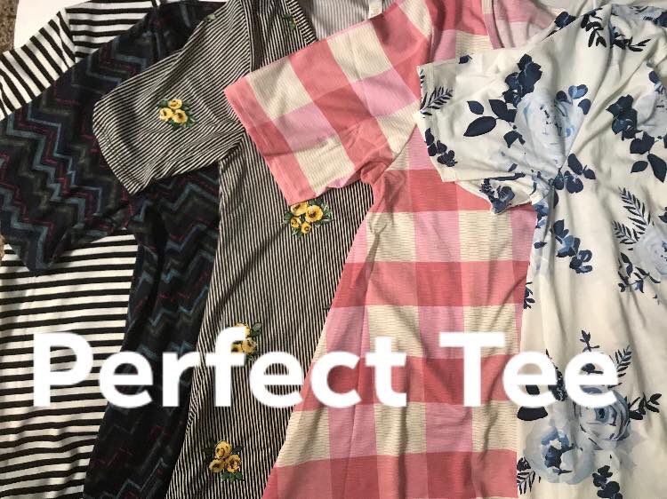 LizzieLularoe's tweet photo. What a great box of Perfect Tees that just came in!  I’ve got solids, b/w stripes, florals and plaids. 
Don’t miss this tonight - 6pm!! LIVE in my shopping group!  #linkinbio #shopthebox #liveshopping #lularoeperfecttee #perfecttee #lularoe #lularoeaddict https://t.co/dscLakYXLX