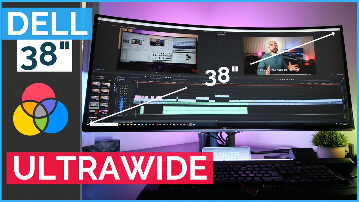 ImmersiveTechTV's tweet photo. 💻 Expand your workflow with the @Dell Ultrasharp 38" curved monitor and see how I use it for video-editing and multi-tasking. Catch my full review of #UltrawideMonitor here: https://t.co/mn441xGb1l

#Dell38 #DellUltrawide #CurvedMonitor #DellUltrasharp #U3818DW https://t.co/F8GHyYhCzt