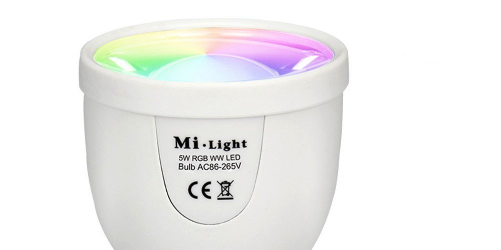 #Domoticz Mi-Light LED bulb 5W GU10 RGBW FUT018, domoticadeal.com/product/mi-lig…