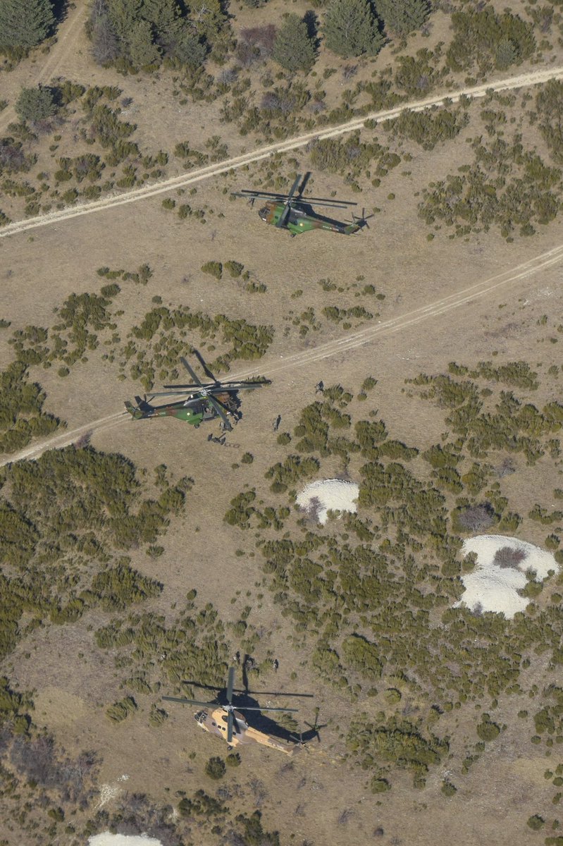 armeedeTerre's tweet image. #PrépaOPS, le #3RAMa a effectué un exercice interarmes de raid artillerie avec l’école d’aviation légère de l’armée de Terre #EALAT 🚁
 
📌Objectif ➡️ entraîner les équipes de pièces mortier à héliporter les pièces en vue de délivrer des feux avec précision en temps contraint.