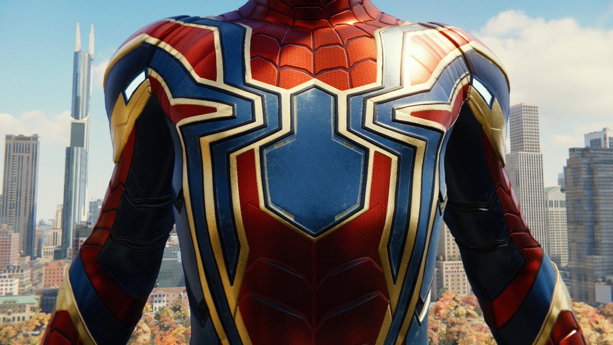 ◦ Iron Spider Suit ◦⌁ suit power: four articulated arms made from mono-atomic iron alloy (nano tech cough cough)⌁ honestly one of the prettiest and most detailed suits⌁ rip mcu!peter⌁ not usually a fan of gold but it looks awesome here⌁ love love love this one
