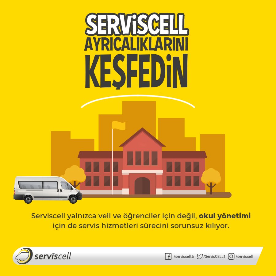serviscell_tr's tweet photo. Serviscell yalnızca veli ve öğrenciler için değil, okul yönetimi için de servis hizmetleri sürecini sorunsuz kılıyor. Serviscell'li olun, ayrıcalıkları keşfedin!
.
ⓈⒺⓇⓋⒾⓈⒸⒺⓁⓁ
.
🌐 https://t.co/i4UVyqG2P5
✅ 0 850 228 99 11
.
#serviscell #servistakip #veliöğrenci https://t.co/YOmnpZPsBR