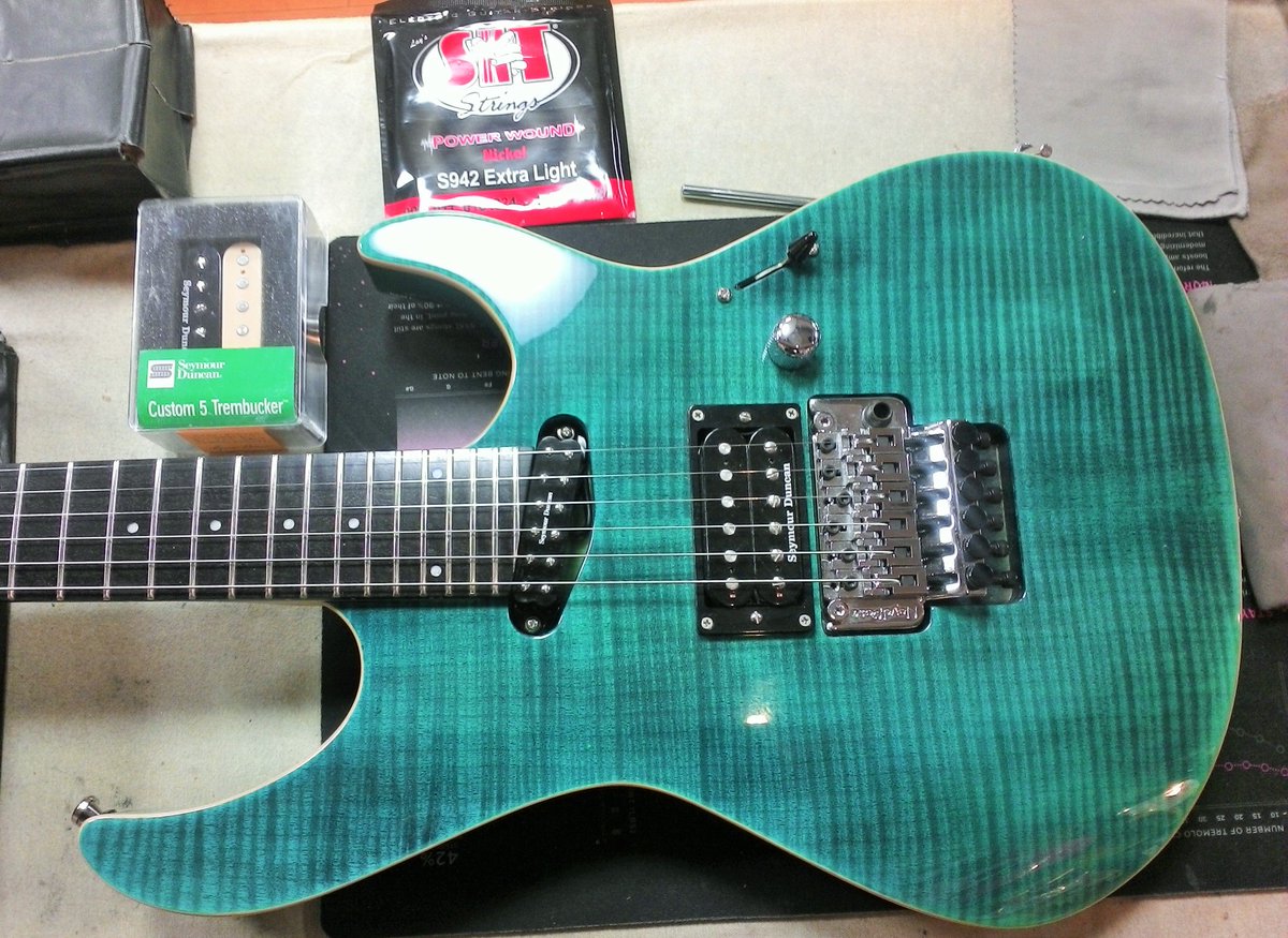 Music Land Take Off على تويتر Edwards E Mv 125fr エドワーズギターの リアpu交換です セイモア ダンカンtb 5から Custom5へ交換しました 見た目も音も かなり変わりましたよ Edwards Esp Seymourduncan Repair Sit T Co G86p5cwwwx