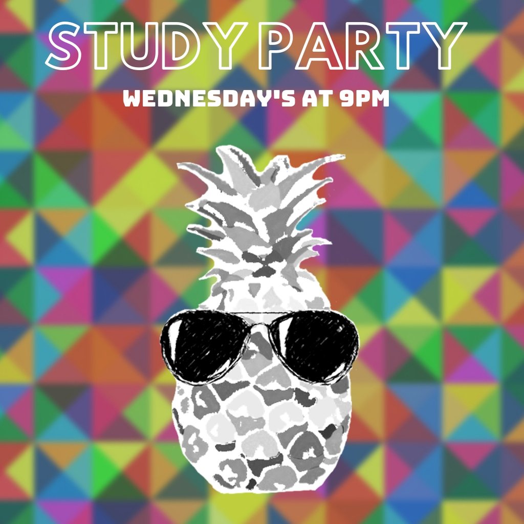 TheRaider881's tweet photo. Your favorite hour for studying is back to bring you the best dance breaks and study tips! Tune in with DJ Pineapple Boi (@jarheadz88) at 9pm, because lets be real, what else are you gonna do on a Wednesday night? #getyourstudyon https://t.co/rllC56zNc3