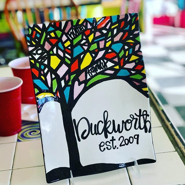 ThePaintedPig's tweet photo. There are still a few spots left for this cute class tomorrow night! This stained glass design is using a silkscreen, and filling in the spaces with writer bottles. So fun and lots of possibilities. Register online or call us in the morning to snag your … https://t.co/70DmG1v533 https://t.co/i1O0uyon9o