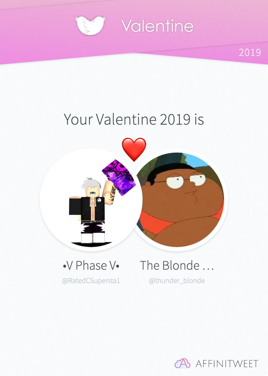 RatedCSupersta1's tweet photo. #Affinitweet Valentine
This year you're mine thunder_blonde! ❤️
And you, whom will be yours?
via https://t.co/4JViv6ySGS https://t.co/OshAc6tAL2