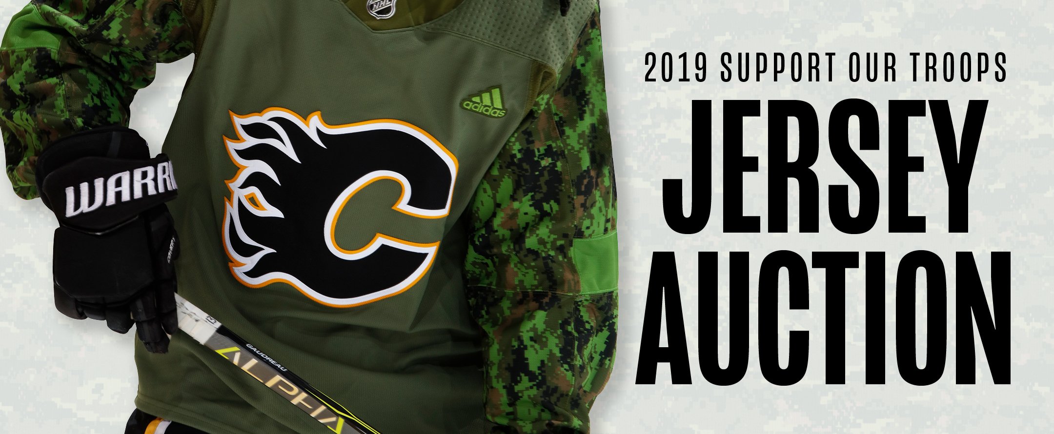 Flames jersey auction 2025