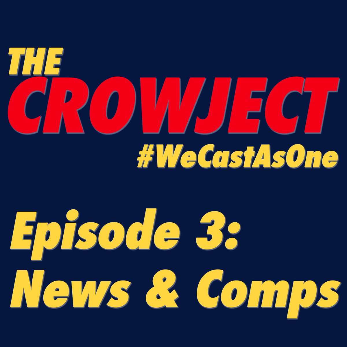 Crowject's tweet photo. episode 3️⃣ now available! More episodes coming over the next week!
Also available on iTunes, Spotify, Stitcher and more!
#WeCastAsOne
#Crowject
https://t.co/zm3wWqi60H https://t.co/w1VOlSZdeH