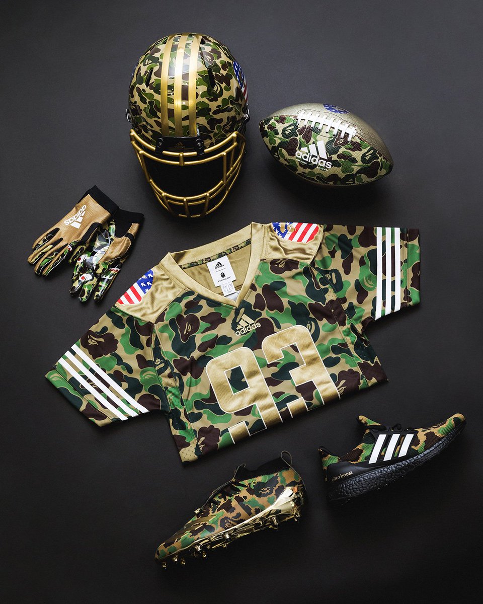bape football hoodie