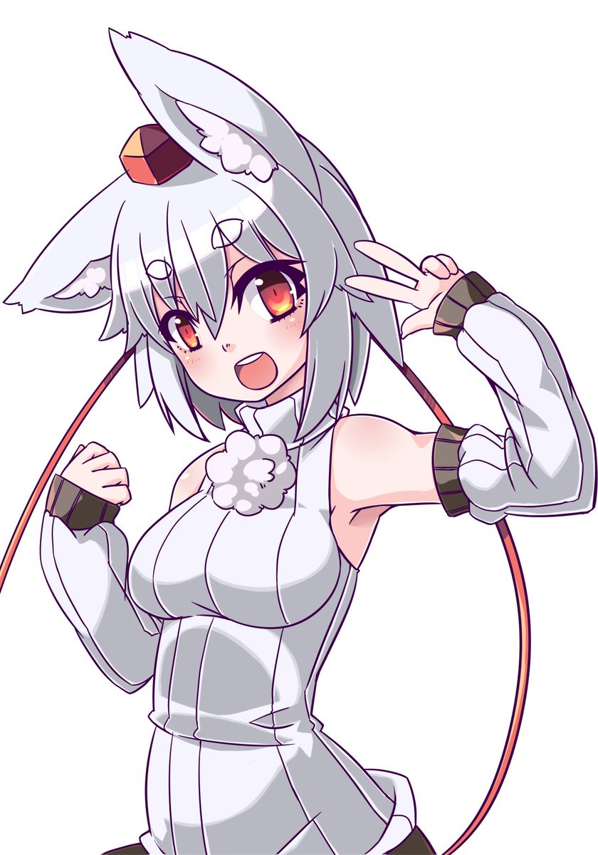 犬走椛 「東方人気投票今年ももみっさんを推しますのぜ(*・ω・*)
#第15回東方Proj」|クロのイラスト