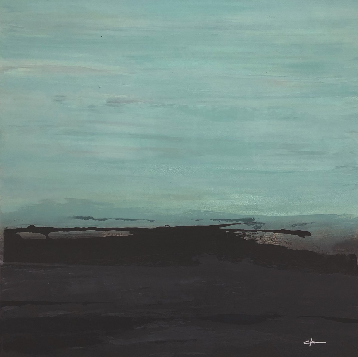GDCAgallery's tweet photo. "When I look at Cody York’s paintings, it is as if I am being called by a voice that only I can hear. It is a voice without language. A voice of pure emotion.” Cody York, "Twilight". Acrylic on Canvas, (36" x 36”). @codyyorkarts "Light Divisions"is up at @GDCAgallery thru 1/31st! https://t.co/Gv9i46PG27