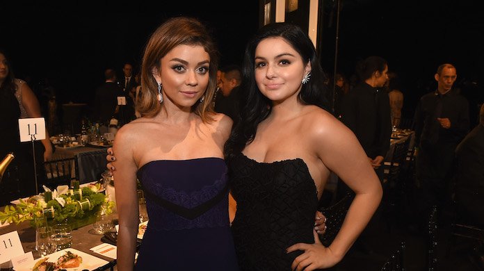  Cast Member Sarah Hyland Wishes Ariel Winter \Happy Birthday\
 