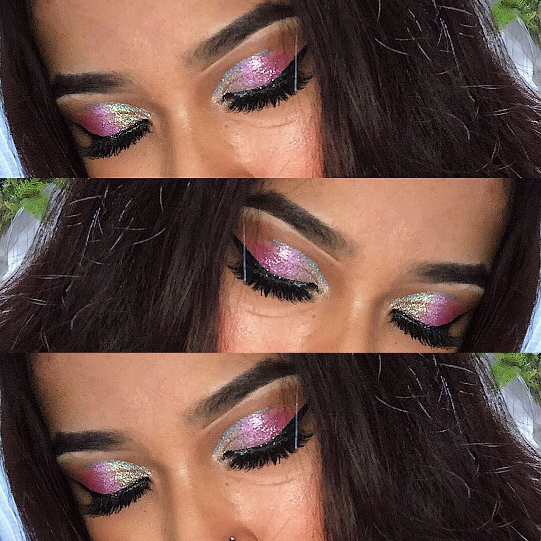 Luisa_nao's tweet photo. Makeup💄💜💗 #pink #glitter #makeupartist #latina #lovemakeup #girllikeit https://t.co/CBeBl5zHuu