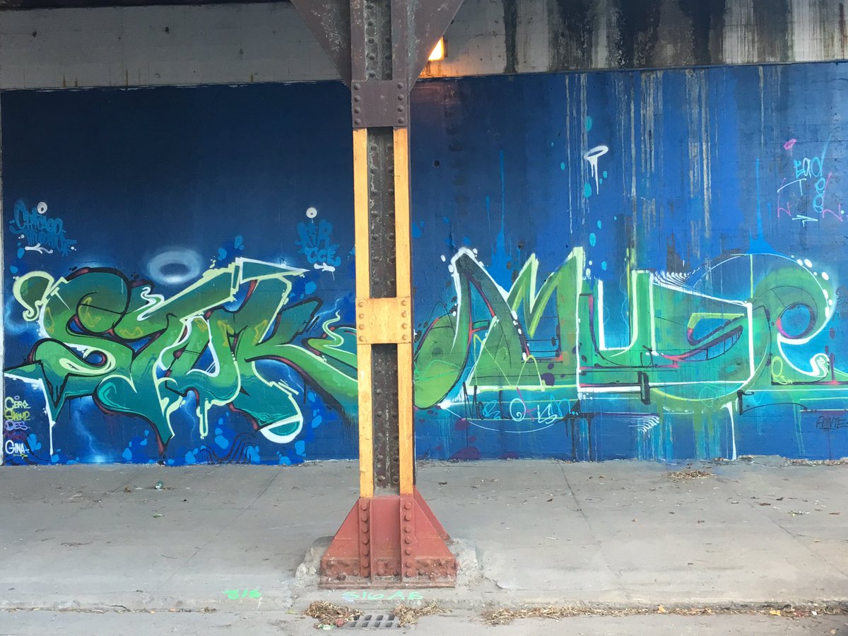 Old one with #amuse126 #graffiti #chicagograffiti #stukone #ohb