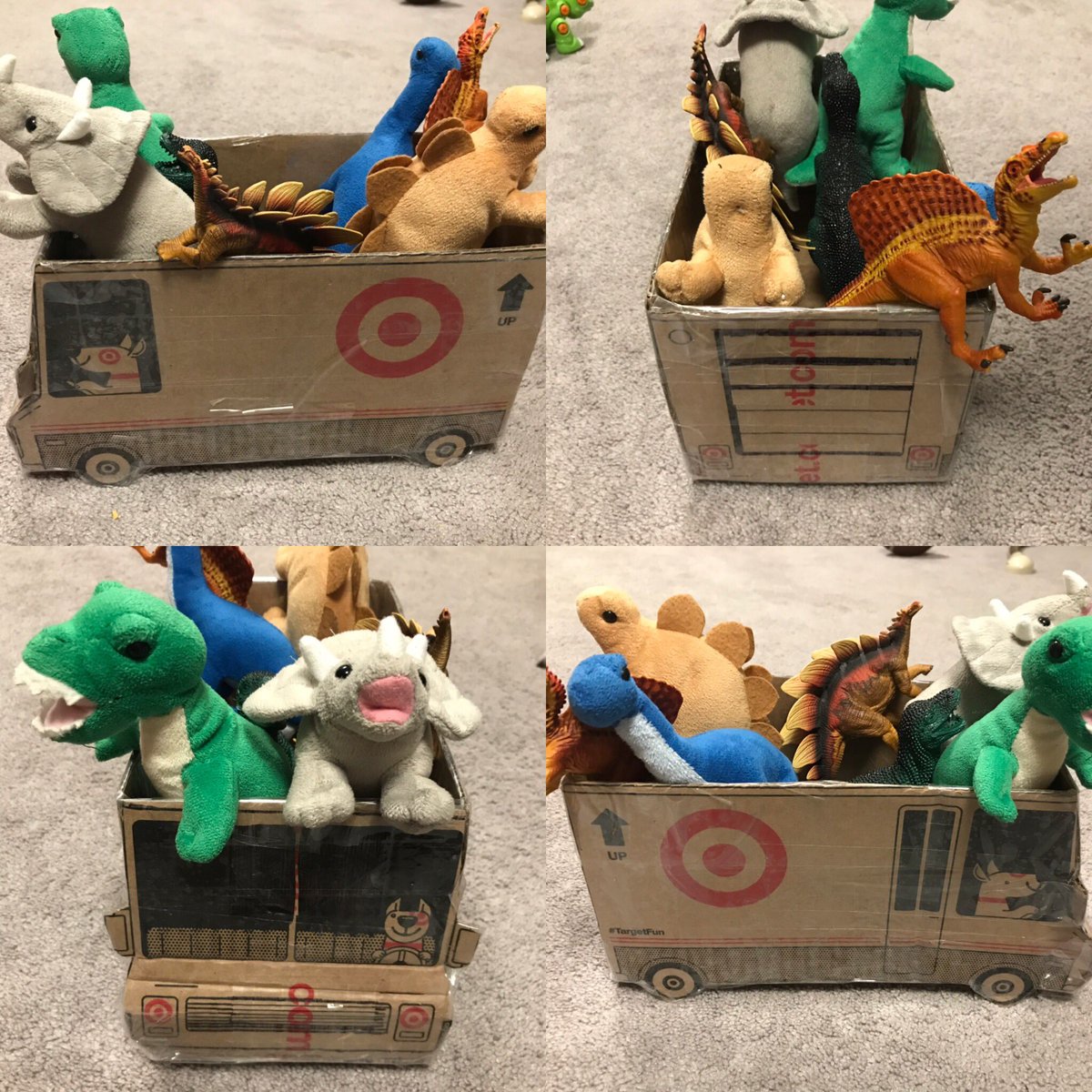 Art Teacher Problems... My Target order came in a box with a cool truck design on it. Of course my engineering and design mindset turned it into an actual truck for my son! #reducereusercycle #Target