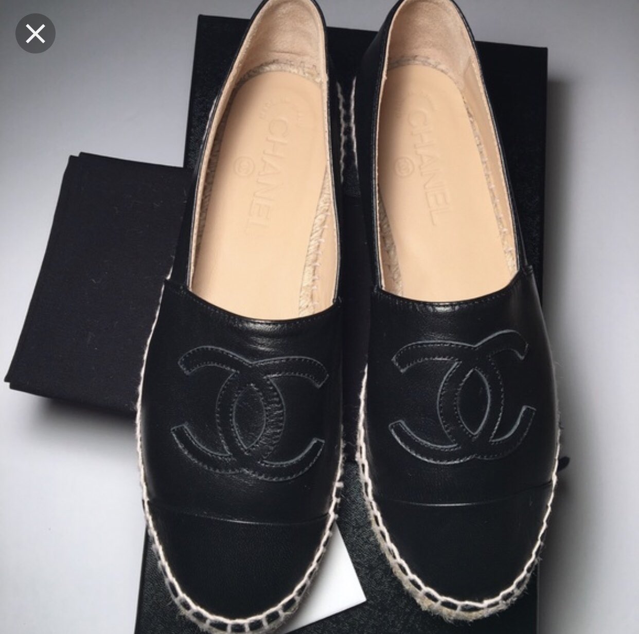 Darian Thompson on X: Anyone know where to find these Chanel Espradilles?  Women's size 38.5. #muchlove  / X