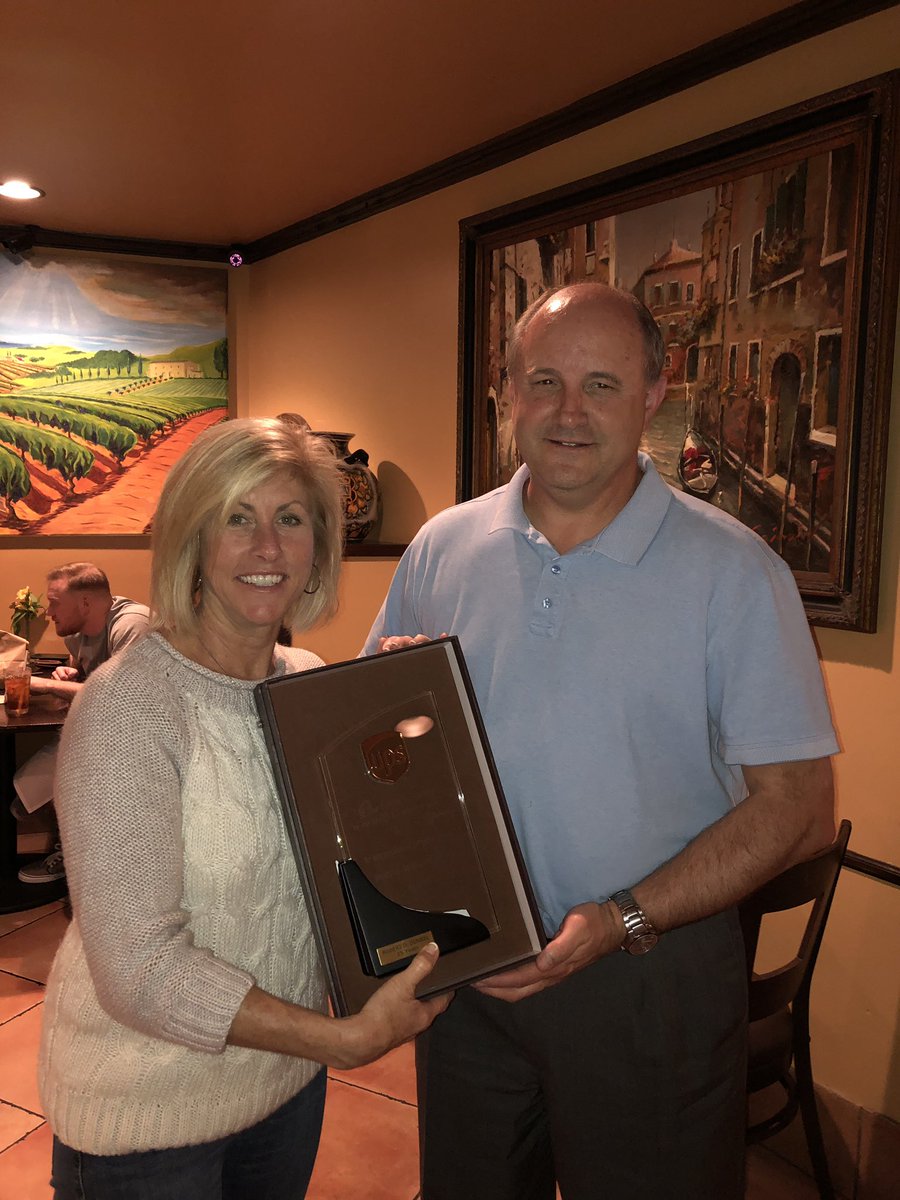 Celebrating the end of a great career, Bob Dunkel 35 year UPSER, this guy bleeds brown!