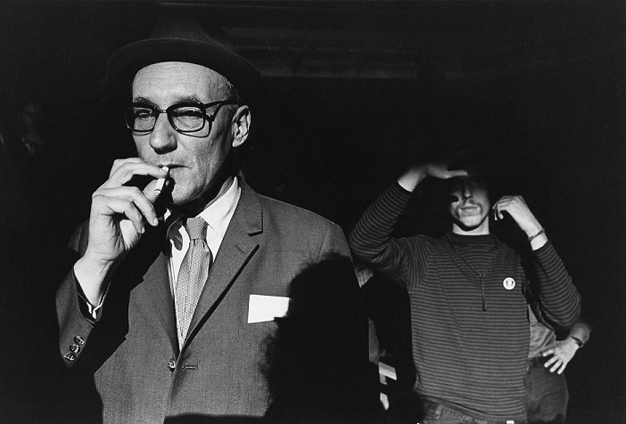 William S. Burroughs, Democratic National Convention, Chicago, 1968 
by Lee Friedlander