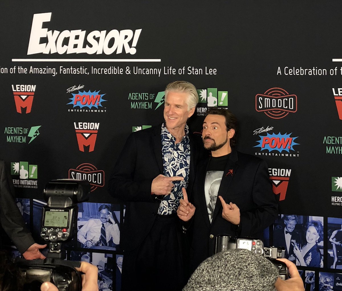 TheRealStanLee's tweet image. People from all walks of life have one thing in common today on the red carpet. They are fans.  #StanLeeTribute