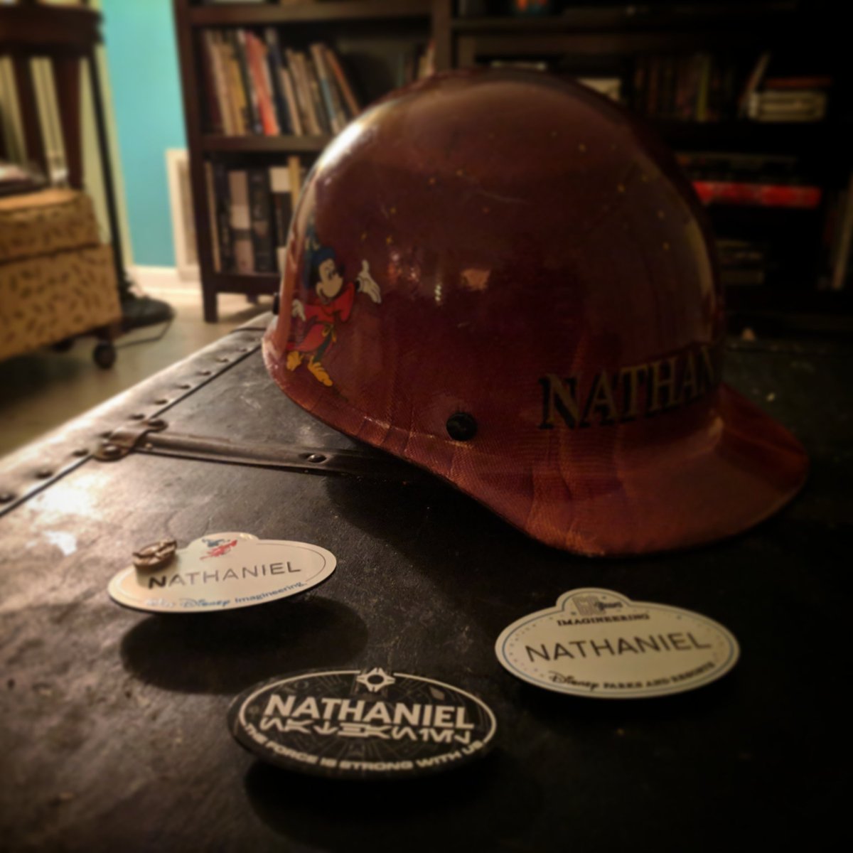 GearhartProps's tweet photo. After 6 years with Disney, last night I was promoted to a Staff level Set Decorator for Walt Disney Imagineering. #imagineerthat https://t.co/wdS4YH1Y0i