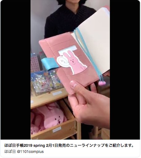 ほぼ日手帳 カズン キューライス スキウサギ