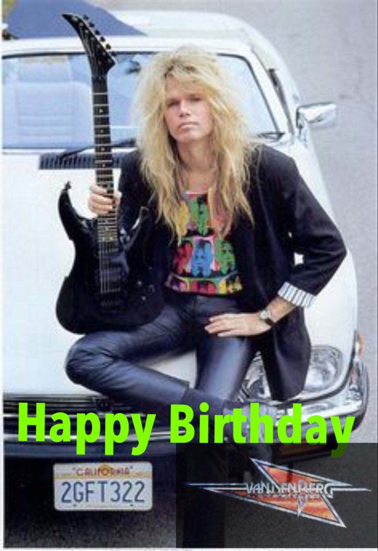 Happy Birthday
 Adrian Vandenberg                                        