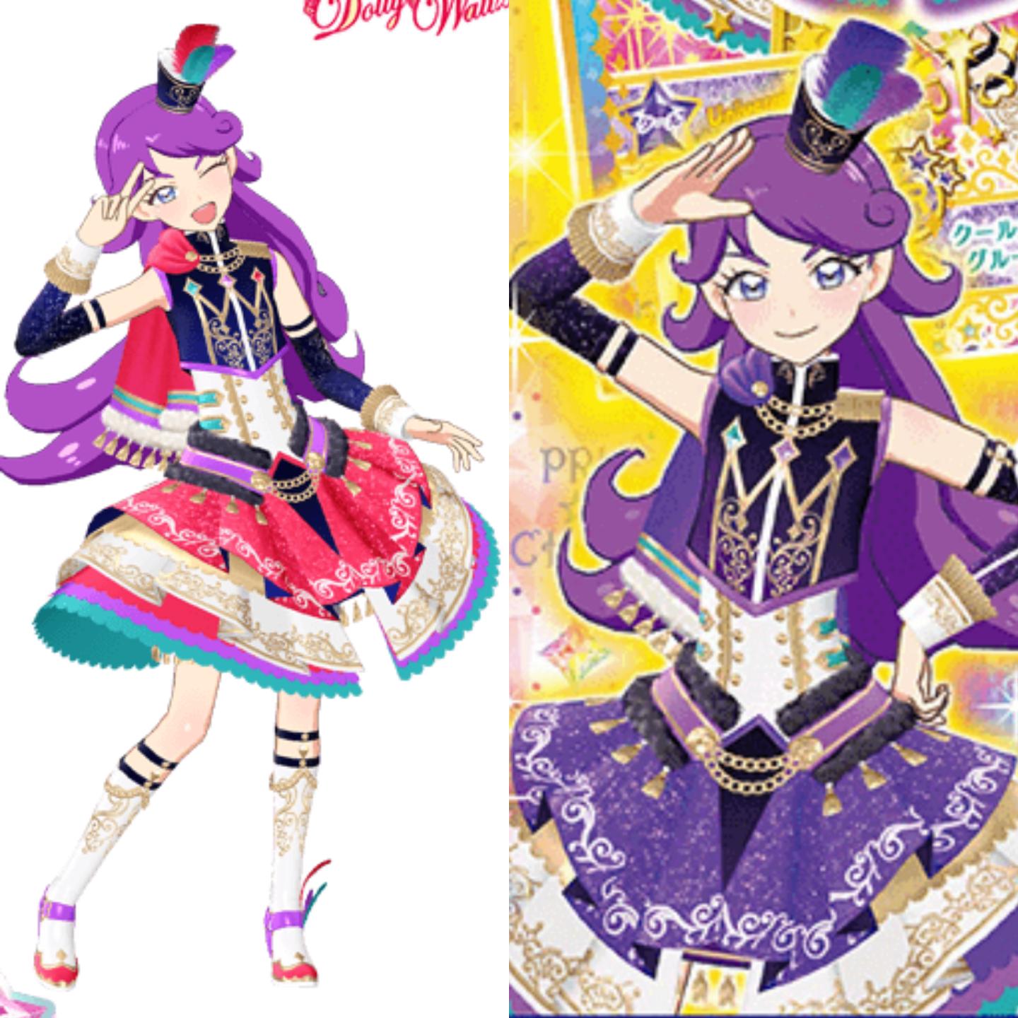 キラッとプリ☆チャン 紫藤める キャラフォロチケ➀ キラッとプリ☆