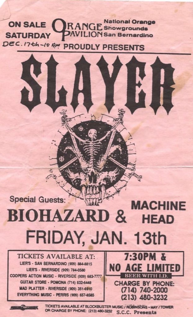 This tour rocked! @slayerbandofficial @biohazarddfl  @MfnH