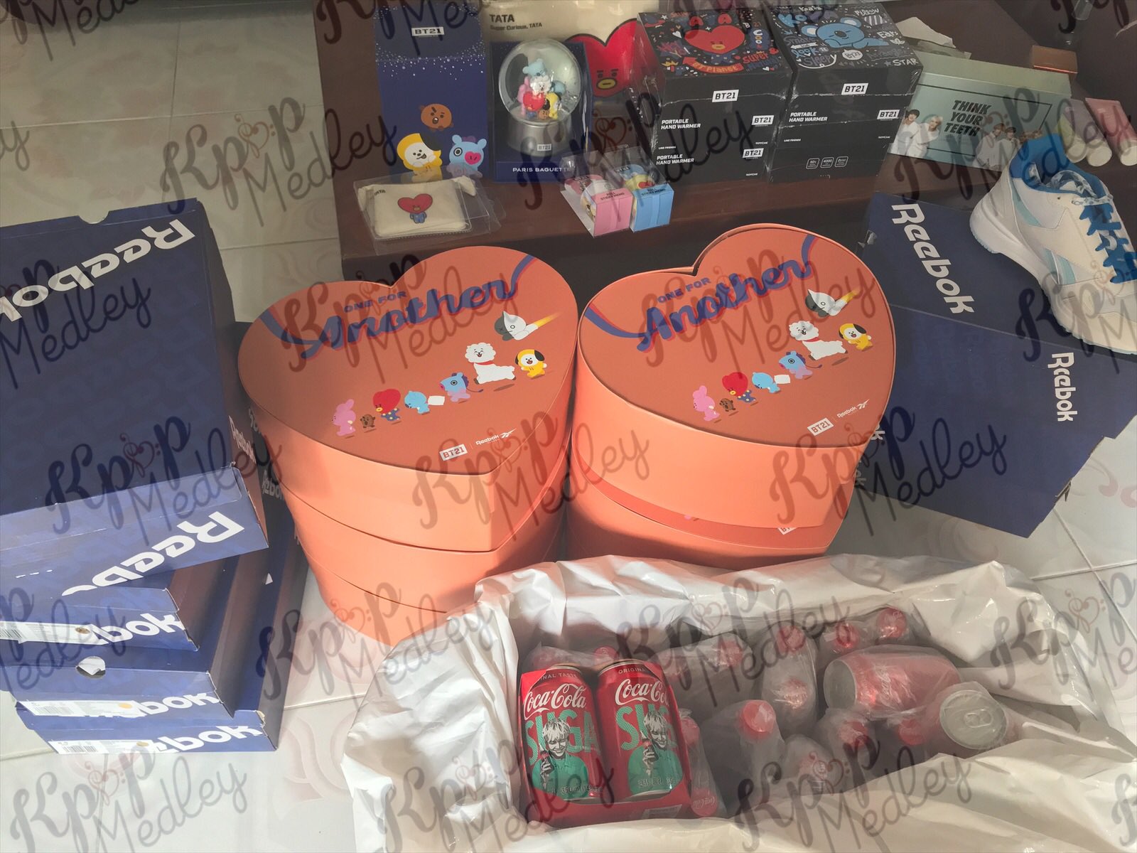 Reebok x shop bt21 complete 2lcs