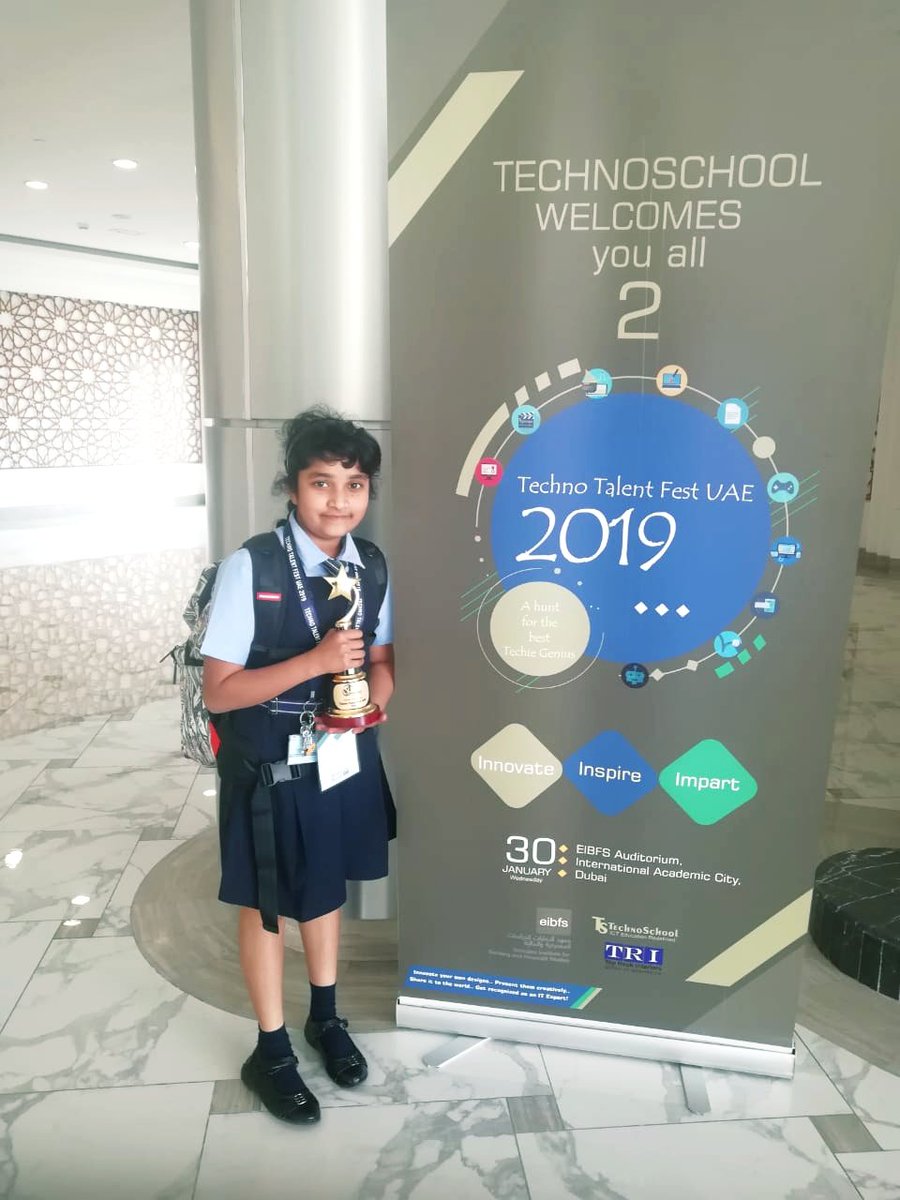 Grace Dennis 5B#Ignite your TechMinds#Sharing the Happiness#Techno TalentFest2019#UAE#Thank you for the excellent Mentoring👌🏻# <a href="/KNargish/">Nargish Khambatta</a> <a href="/GMA_Primary/">@GMA_Primary</a> <a href="/DxbModern/">GEMS Modern Academy</a> <a href="/priyap70/">PRIYA PRAKASH</a> <a href="/DigitalGMA/">@GMA_Digital</a>
