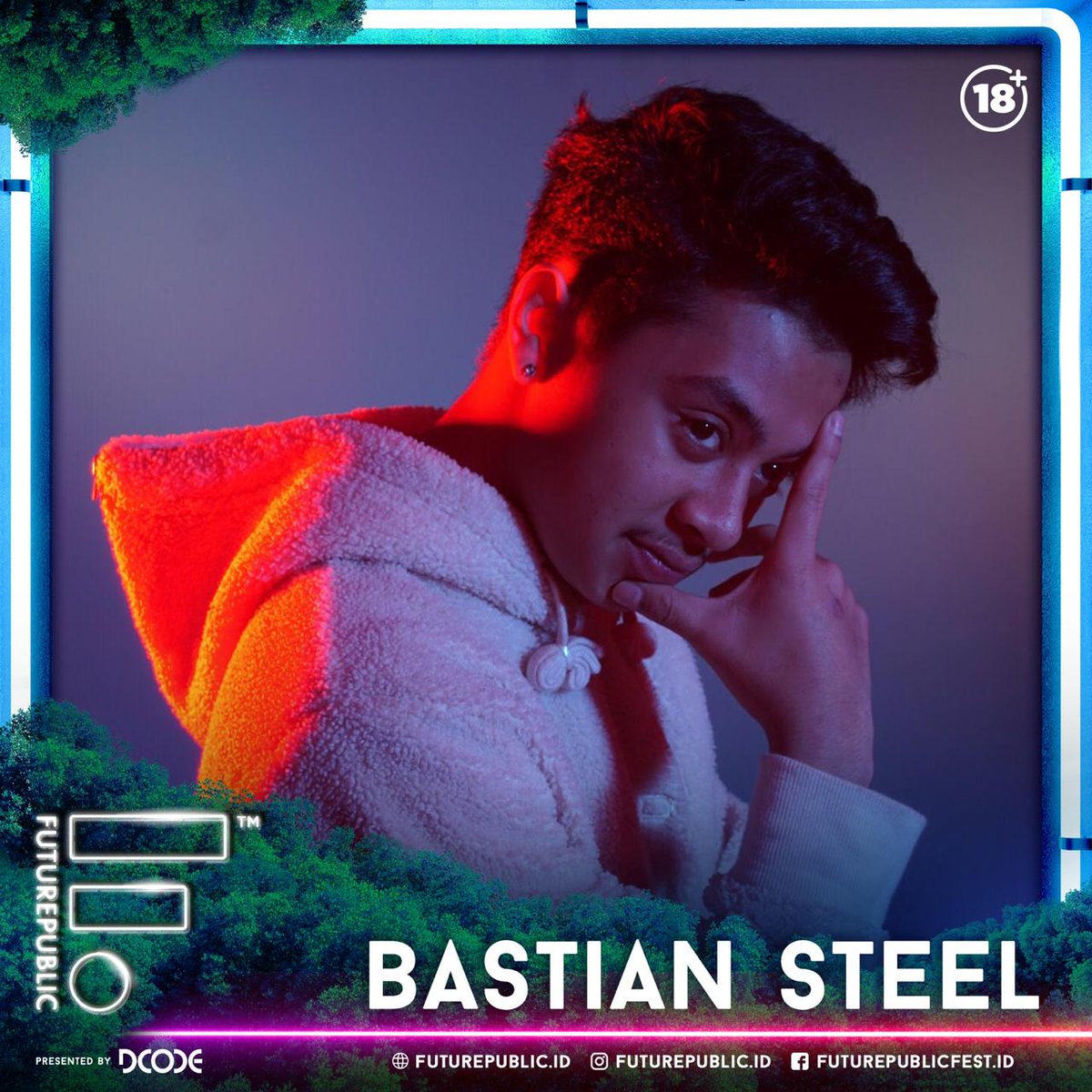 Official_MNCTV's tweet image. Started his career in a boyband as a young child, he has now chose to be a solo RnB singer. Please welcome @bastiansteel to #futurepublic this year! .
Get your tickets now at futurepublic.id
#worldofDcode