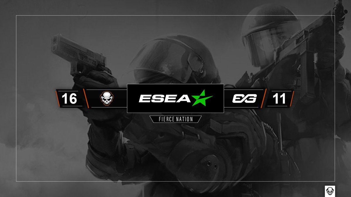 FierceGGs's tweet image. Fierce Nation take the 16 - 11 win against @ExstoG in their 5th round of the ESEA Open... The boys are making great progress and we can't wait to see what more they have to come!

#CSGO
#BeFierce