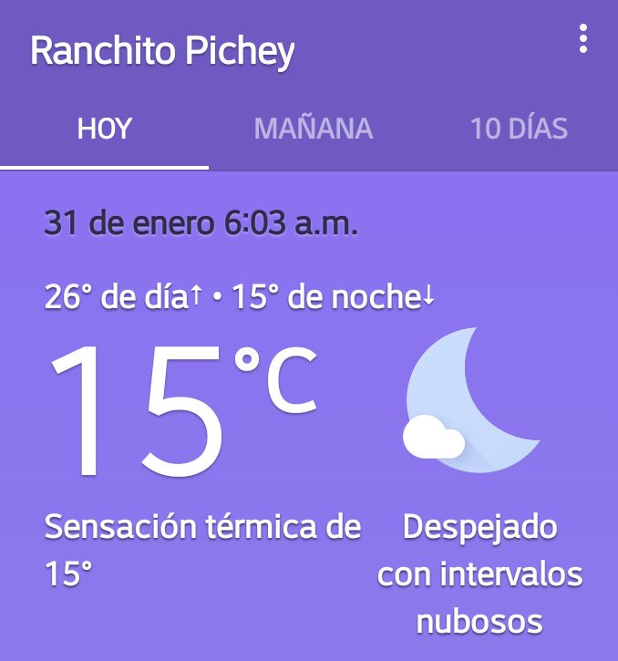 temperatura hoy