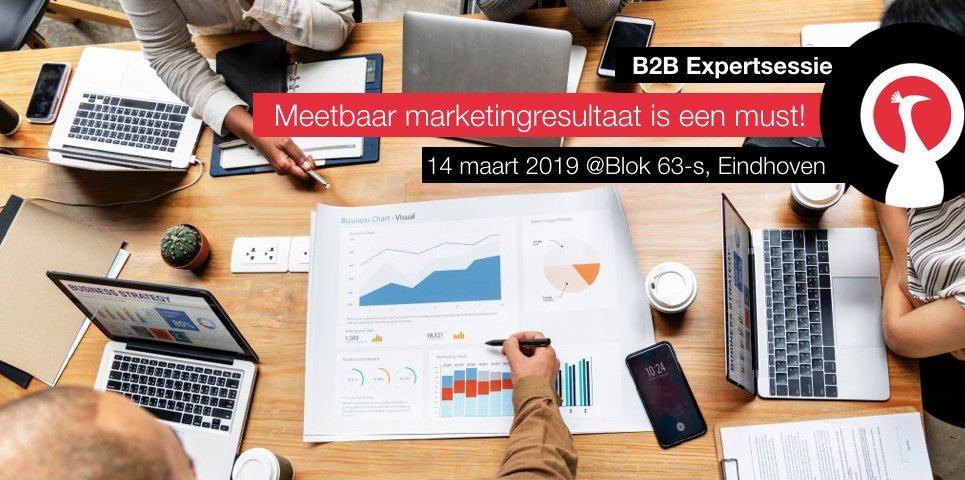 Meld je nu aan voor de expertsessie "Meetbaar marketingresultaat is een must!" met sprekers <a href="/JVerbossen/">Joeri Verbossen 📶📱⚽️</a> van <a href="/PSV/">PSV</a> over data driven marketing en <a href="/ArjanRattink/">Arjan Rattink</a> over Account-based marketing.

Schrijf je nu kosteloos is via: b2bmarketing.nu