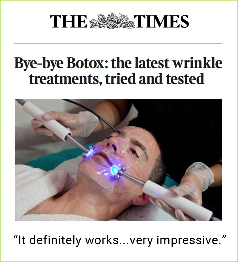 CACI_Beauty's tweet photo. #ThrowbackThursday When Channel 5's The Gadget Show presenter, Harry Wallop, tested out the effectiveness of the #CACISynergy for Times readers. He stated, “It definitely works, very impressive”. #CACI #Microcurrent #Microcurrentfacial #NonSurgicalFacial #BeautyBloggers https://t.co/MTzLpkiztm
