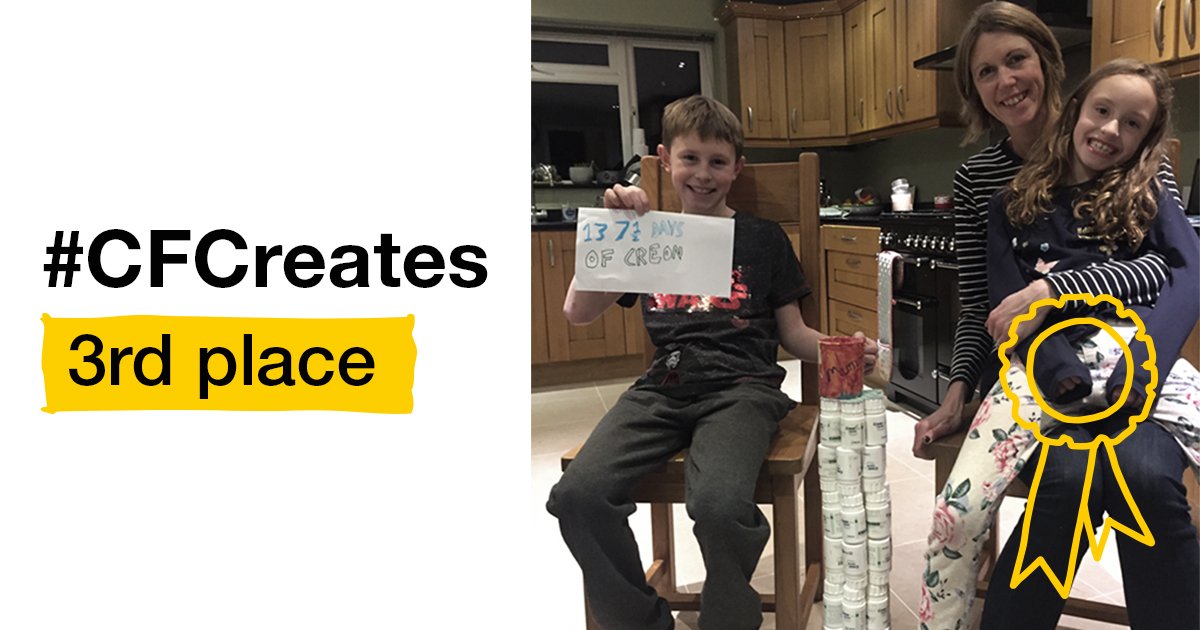 cftrust's tweet photo. Big #thankyou & #welldone to everyone who entered our #CFCREATES comp! Excited to reveal Emma & her 14-year-old daughter Maisie, who has #cysticfibrosis have #WON! Thanks to our judges @laurajbeattie & Robin! Check out all our entries over on our website:
https://t.co/HVB2RWpx1g https://t.co/gnLGtWeyzw