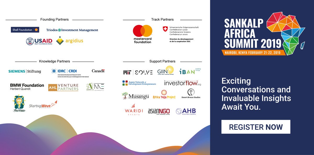 swaveafrica's tweet photo. We are excited to partner with @SankalpForum and give a platform to young social businesses in Africa! Register here: https://t.co/yq49b7UQ2j #SankalpAfrica19 #SankalpAfrica19Partners https://t.co/tSu4hRDi6k
