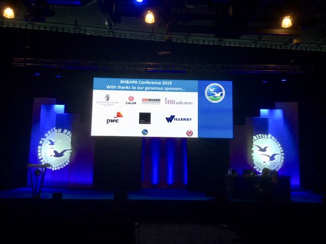 vinylsols's tweet photo. Delighted to be sponsoring the @BHHPA Conference again this year and great to be catching up with our industry colleagues and partners #bhhpa19 https://t.co/2LyBTqsE7v