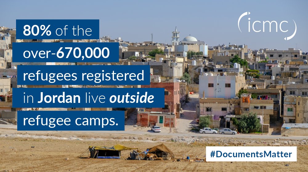 ICMC_news's tweet photo. ⚠️ Many of the participants in our #DocumentsMatter quiz got it right: 80% of the refugees registered in #Jordan live outside #refugee camps. As a consequence, one of their biggest unmet needs is securing adequate shelter.

🔔 Learn more ➡️ https://t.co/U6ZuLeOaVF https://t.co/7PgztowtIS