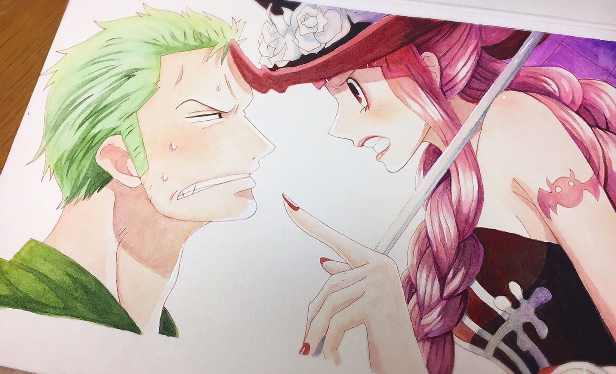 久咲まい Ar Twitter ペローナ ゾロ描きました ワンピース 模写 絵描きさんと繋がりたい T Co S2j15bmkgb Twitter