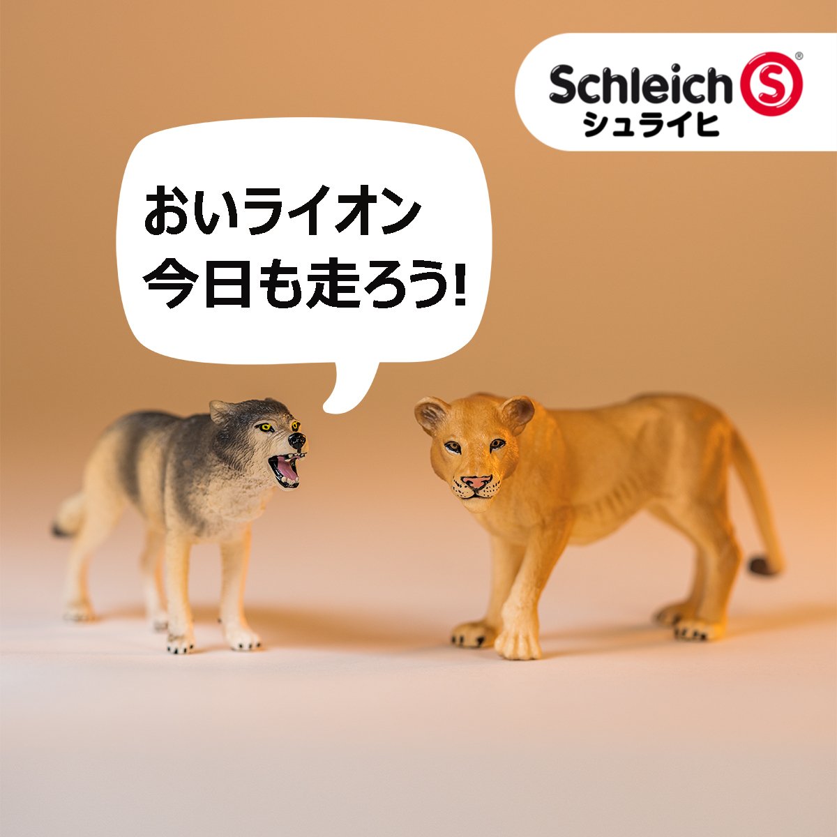 Schleich Japan K K En Twitter 今年こそ運動する と決めた方 順調ですか シュライヒの動物はバッチリ運動していますよ オオカミは時速約30kmで7時間以上も狩りができ 一方 ライオンのメスは 時速約60kmで狩りをします 継続は力なり 頑張りましょう